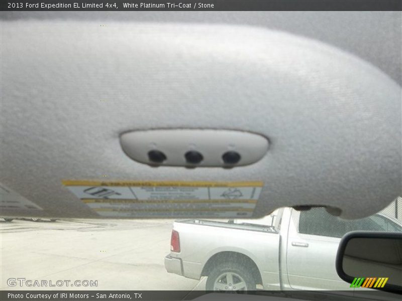 White Platinum Tri-Coat / Stone 2013 Ford Expedition EL Limited 4x4