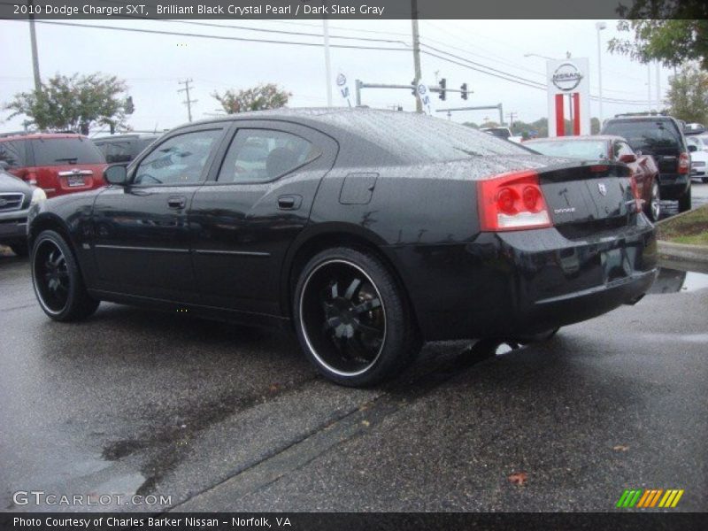 Brilliant Black Crystal Pearl / Dark Slate Gray 2010 Dodge Charger SXT