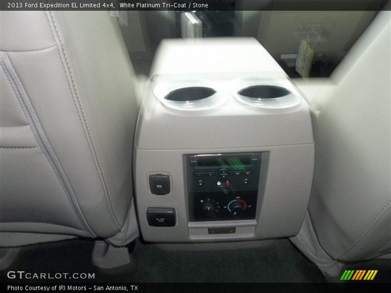 White Platinum Tri-Coat / Stone 2013 Ford Expedition EL Limited 4x4