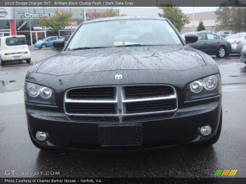 Brilliant Black Crystal Pearl / Dark Slate Gray 2010 Dodge Charger SXT