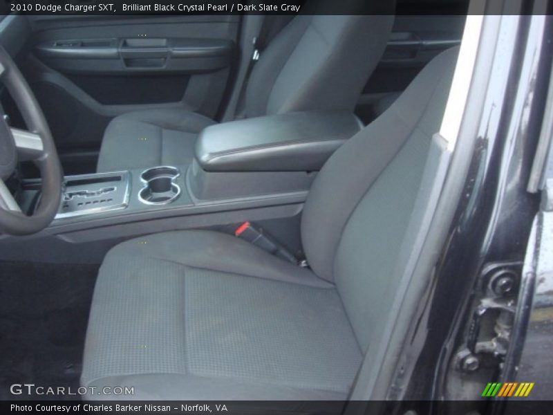 Brilliant Black Crystal Pearl / Dark Slate Gray 2010 Dodge Charger SXT