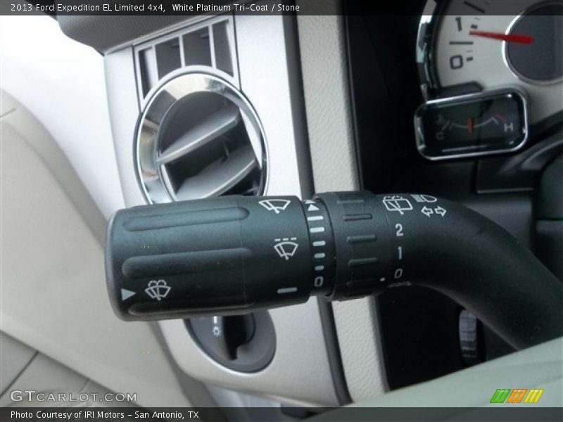 White Platinum Tri-Coat / Stone 2013 Ford Expedition EL Limited 4x4