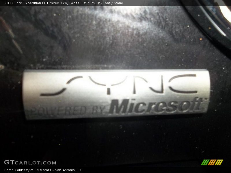 White Platinum Tri-Coat / Stone 2013 Ford Expedition EL Limited 4x4