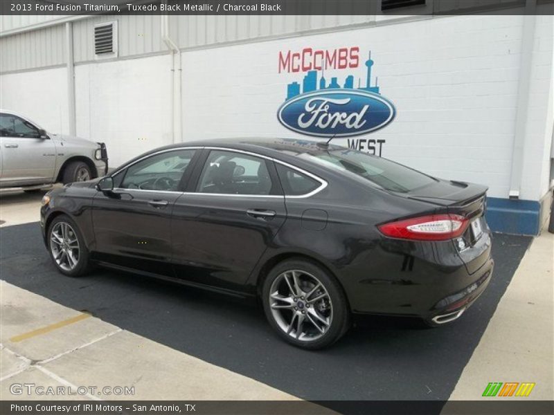Tuxedo Black Metallic / Charcoal Black 2013 Ford Fusion Titanium