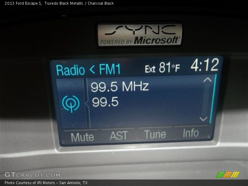 Tuxedo Black Metallic / Charcoal Black 2013 Ford Escape S