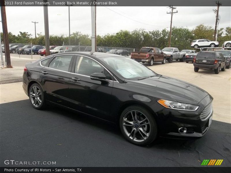 Tuxedo Black Metallic / Charcoal Black 2013 Ford Fusion Titanium