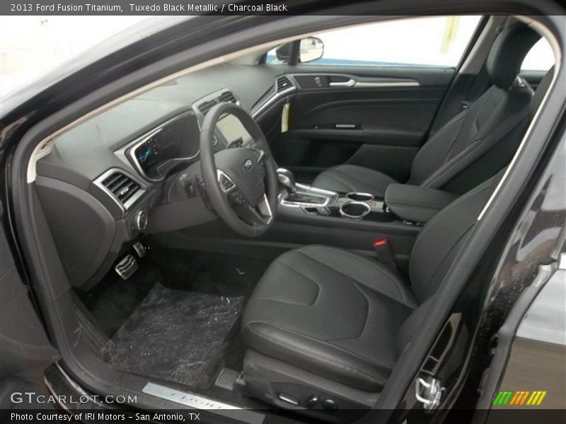  2013 Fusion Titanium Charcoal Black Interior