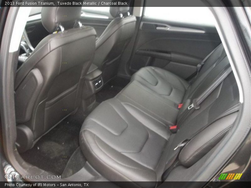 Rear Seat of 2013 Fusion Titanium