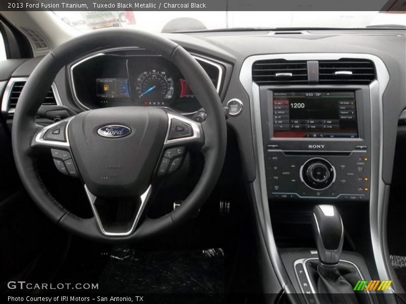 Tuxedo Black Metallic / Charcoal Black 2013 Ford Fusion Titanium