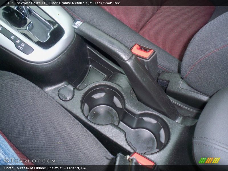Black Granite Metallic / Jet Black/Sport Red 2012 Chevrolet Cruze LT