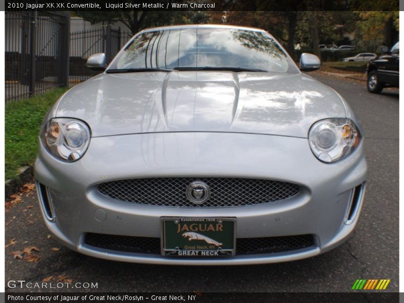 Liquid Silver Metallic / Warm Charcoal 2010 Jaguar XK XK Convertible