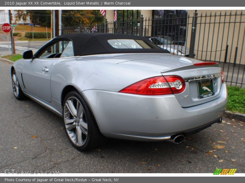 Liquid Silver Metallic / Warm Charcoal 2010 Jaguar XK XK Convertible