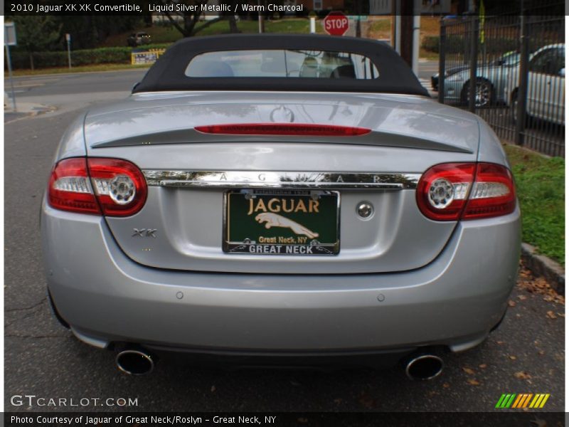 Liquid Silver Metallic / Warm Charcoal 2010 Jaguar XK XK Convertible