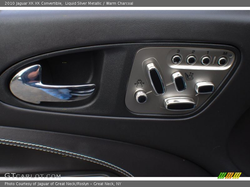 Liquid Silver Metallic / Warm Charcoal 2010 Jaguar XK XK Convertible