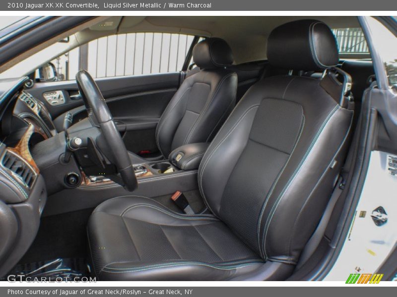 Liquid Silver Metallic / Warm Charcoal 2010 Jaguar XK XK Convertible