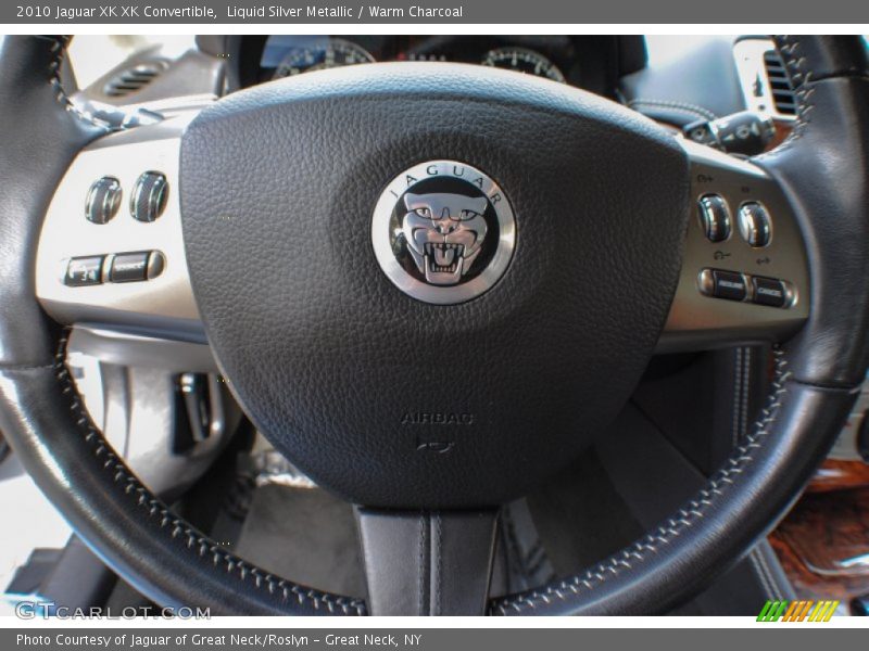 Liquid Silver Metallic / Warm Charcoal 2010 Jaguar XK XK Convertible
