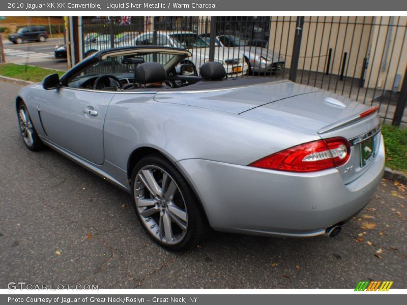 Liquid Silver Metallic / Warm Charcoal 2010 Jaguar XK XK Convertible