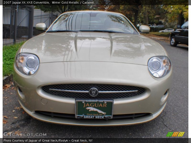 Winter Gold Metallic / Caramel 2007 Jaguar XK XK8 Convertible