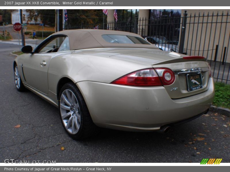 Winter Gold Metallic / Caramel 2007 Jaguar XK XK8 Convertible