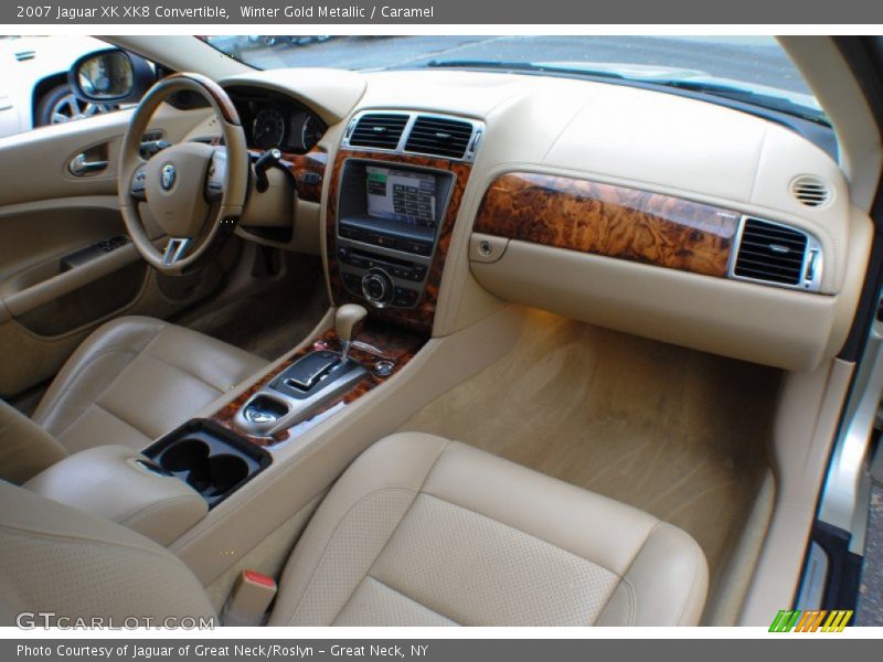 Winter Gold Metallic / Caramel 2007 Jaguar XK XK8 Convertible