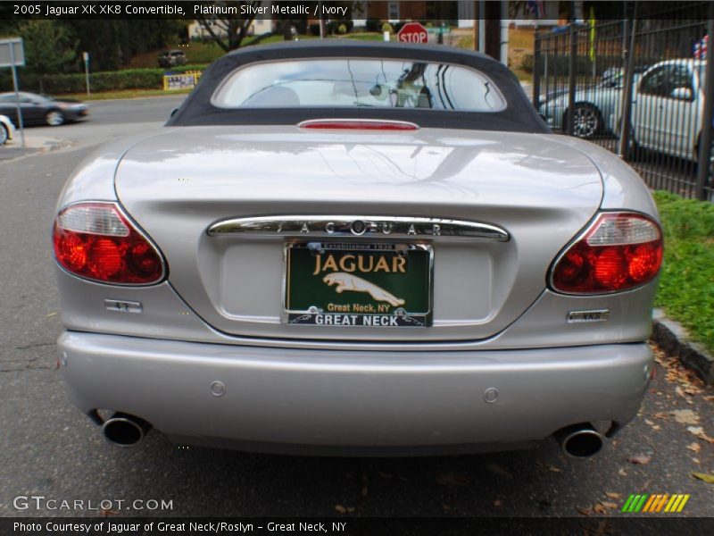 Platinum Silver Metallic / Ivory 2005 Jaguar XK XK8 Convertible