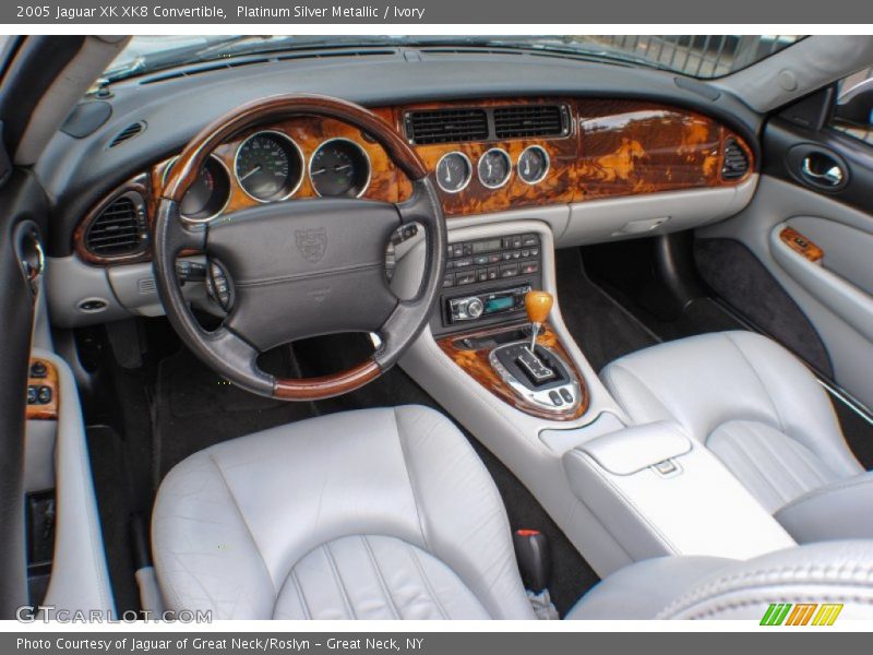 Ivory Interior - 2005 XK XK8 Convertible 