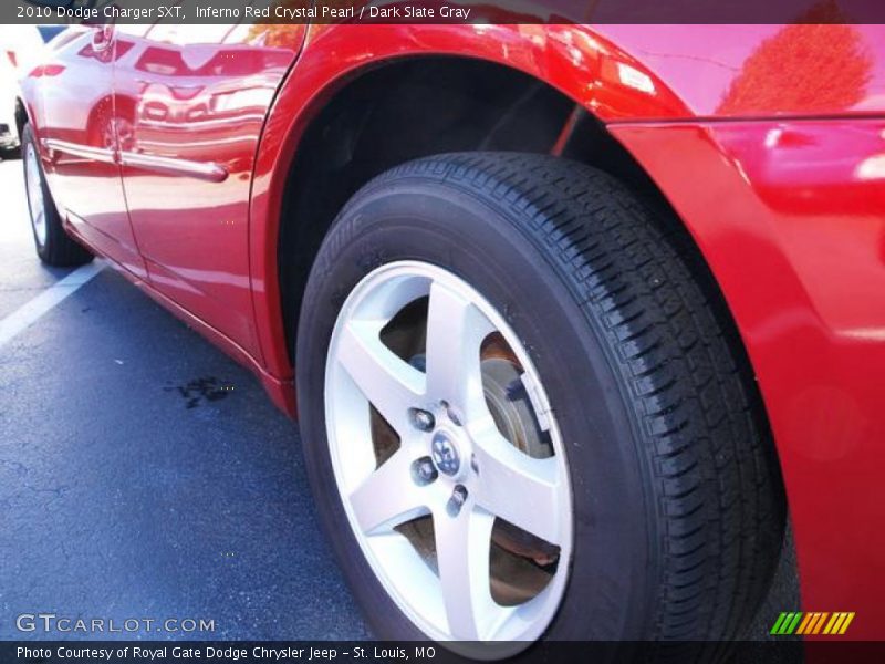 Inferno Red Crystal Pearl / Dark Slate Gray 2010 Dodge Charger SXT