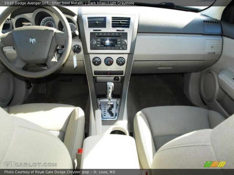 Silver Steel Metallic / Dark Khaki/Light Graystone 2010 Dodge Avenger SXT
