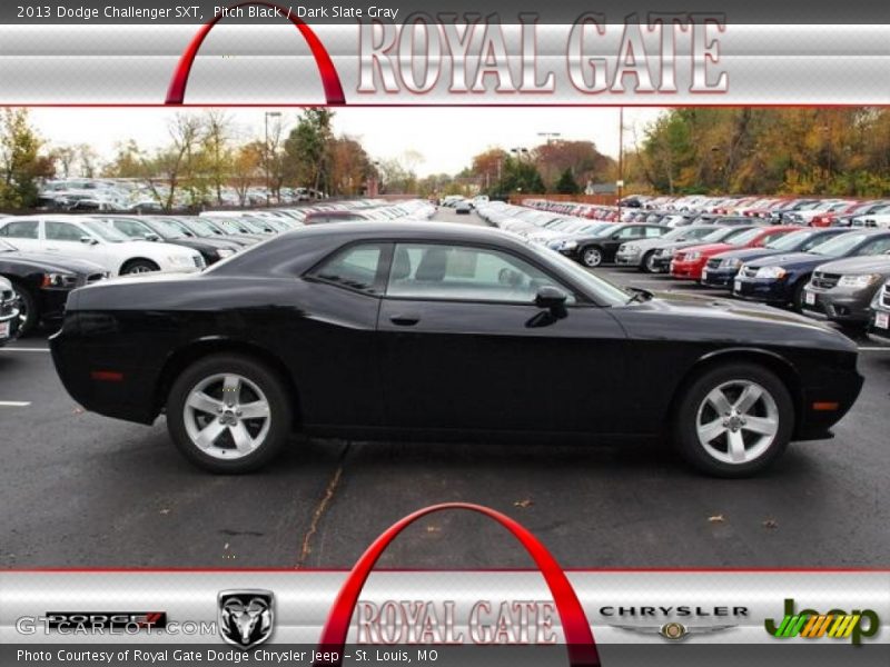 Pitch Black / Dark Slate Gray 2013 Dodge Challenger SXT