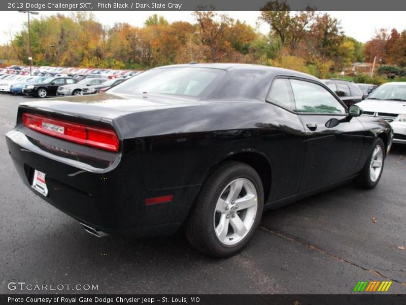 Pitch Black / Dark Slate Gray 2013 Dodge Challenger SXT