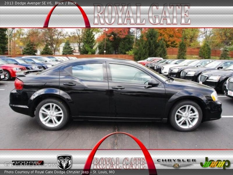 Black / Black 2013 Dodge Avenger SE V6