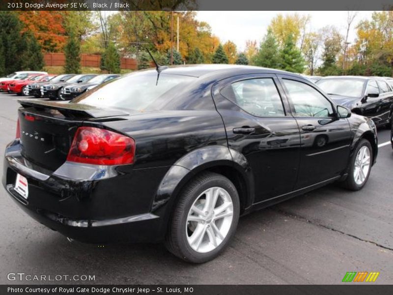 Black / Black 2013 Dodge Avenger SE V6