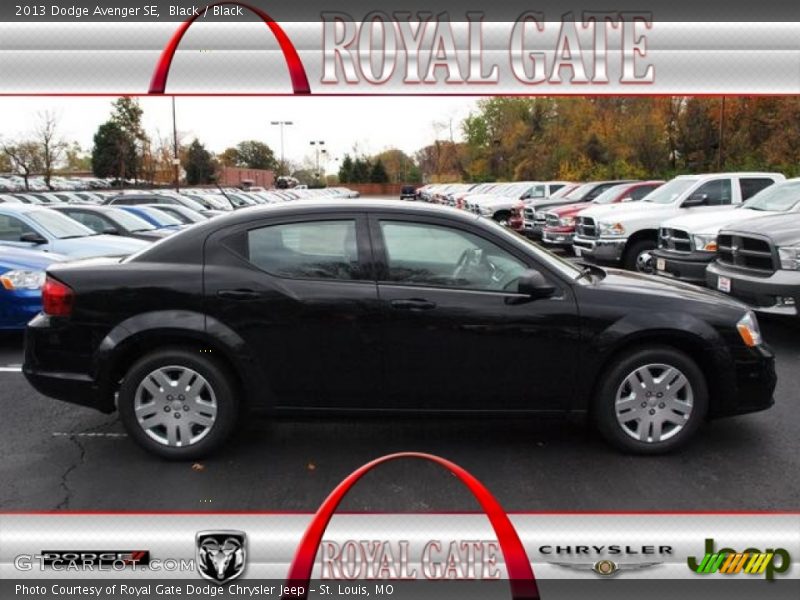 Black / Black 2013 Dodge Avenger SE