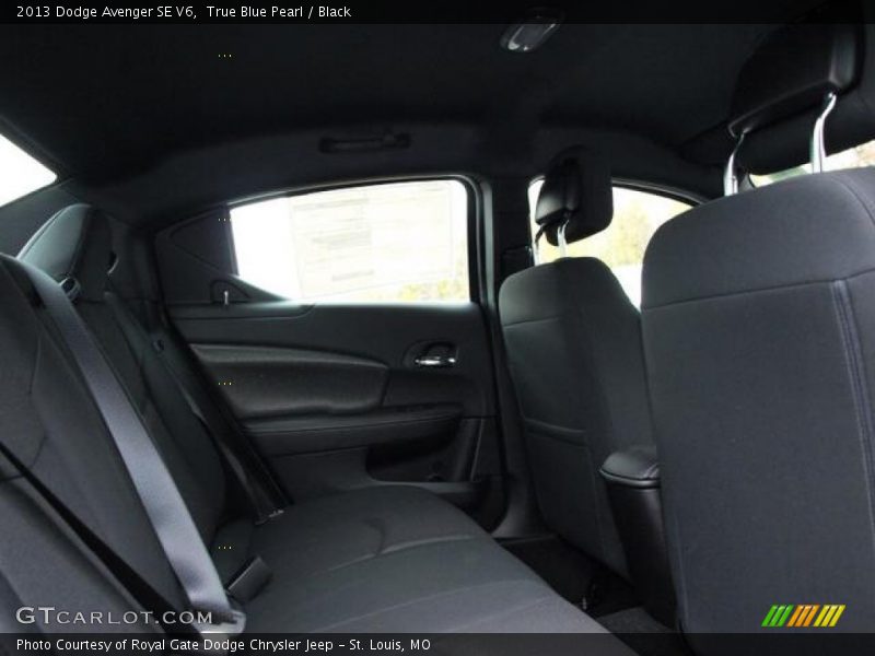 True Blue Pearl / Black 2013 Dodge Avenger SE V6