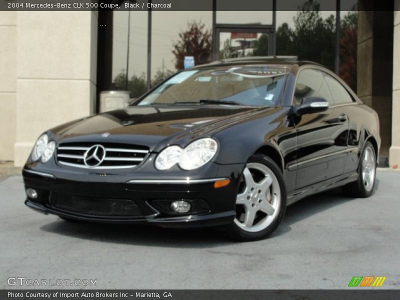 Black / Charcoal 2004 Mercedes-Benz CLK 500 Coupe