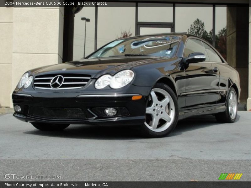 Black / Charcoal 2004 Mercedes-Benz CLK 500 Coupe