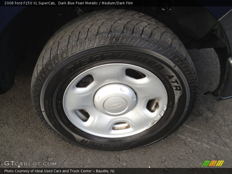 Dark Blue Pearl Metallic / Medium/Dark Flint 2008 Ford F150 XL SuperCab