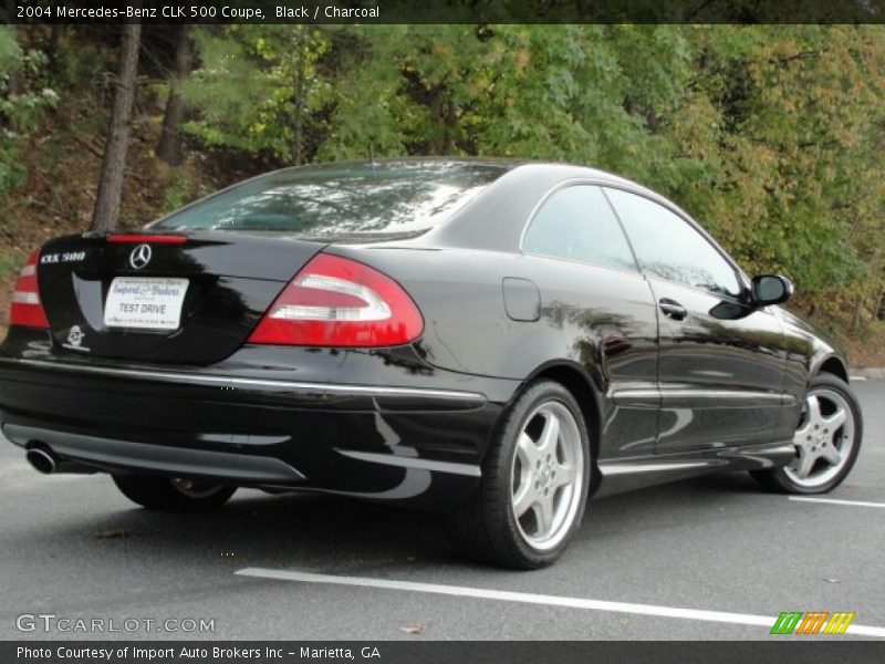 Black / Charcoal 2004 Mercedes-Benz CLK 500 Coupe