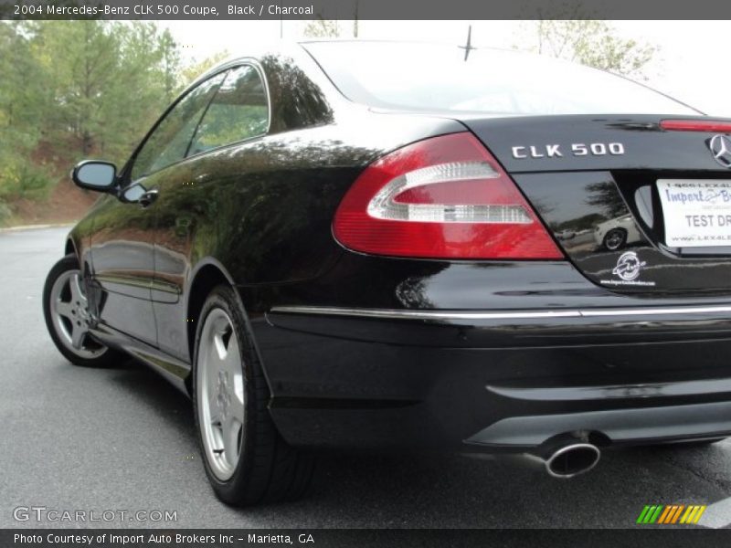 Black / Charcoal 2004 Mercedes-Benz CLK 500 Coupe