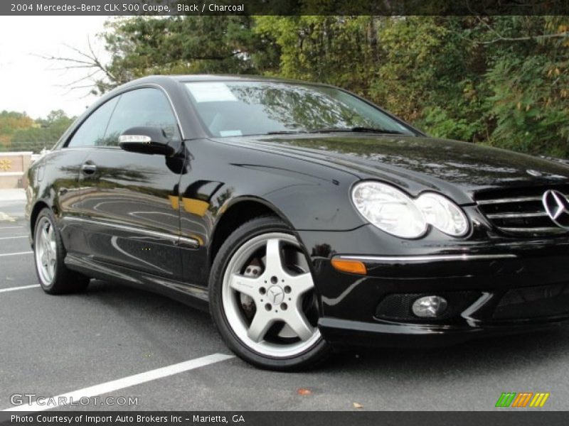 Black / Charcoal 2004 Mercedes-Benz CLK 500 Coupe
