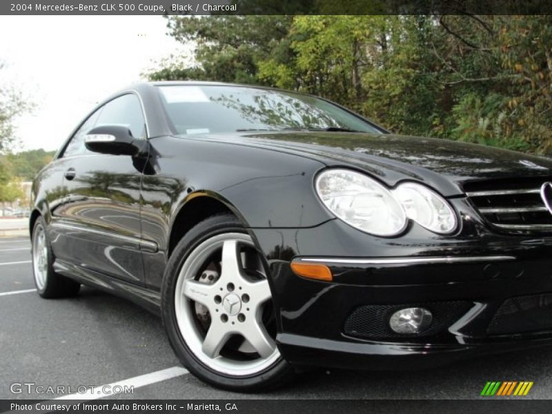 Black / Charcoal 2004 Mercedes-Benz CLK 500 Coupe