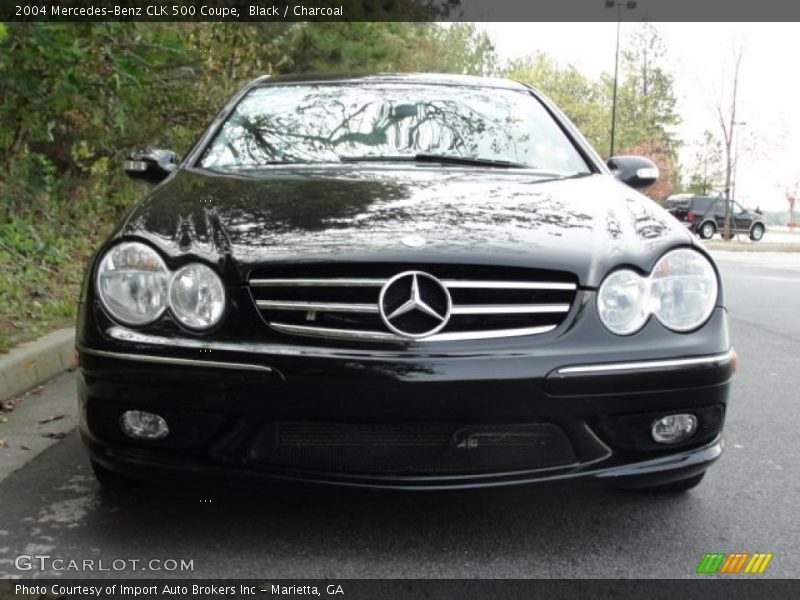 Black / Charcoal 2004 Mercedes-Benz CLK 500 Coupe