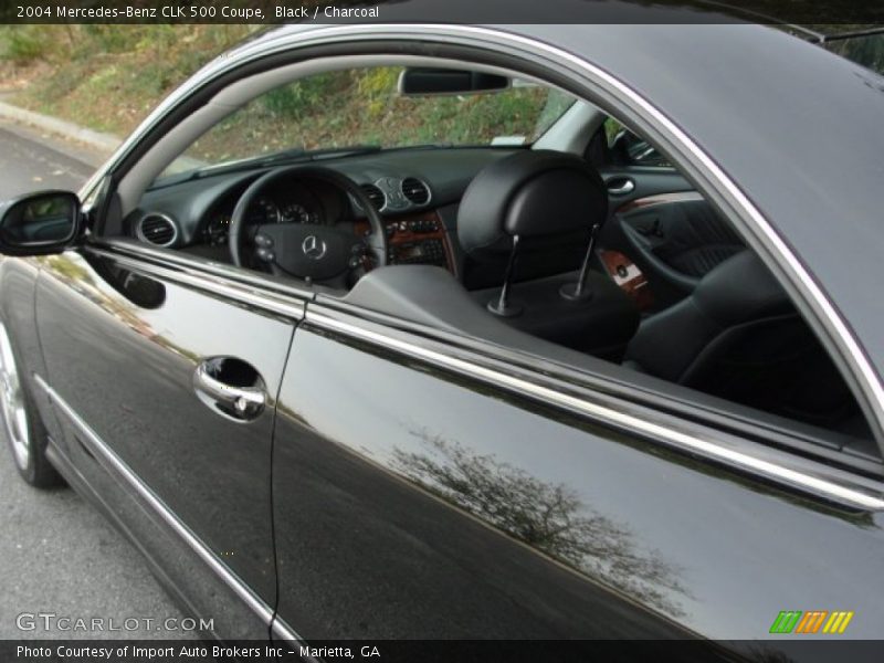 Black / Charcoal 2004 Mercedes-Benz CLK 500 Coupe