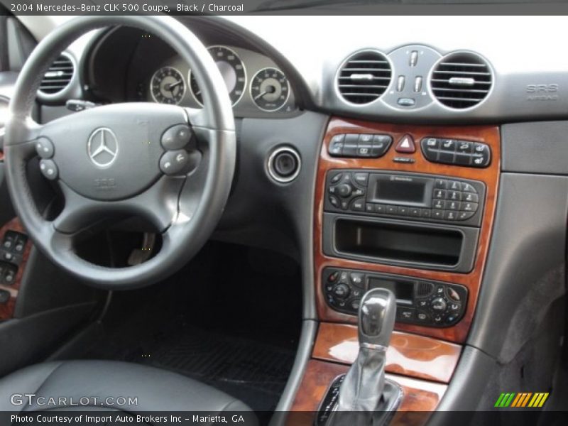Black / Charcoal 2004 Mercedes-Benz CLK 500 Coupe