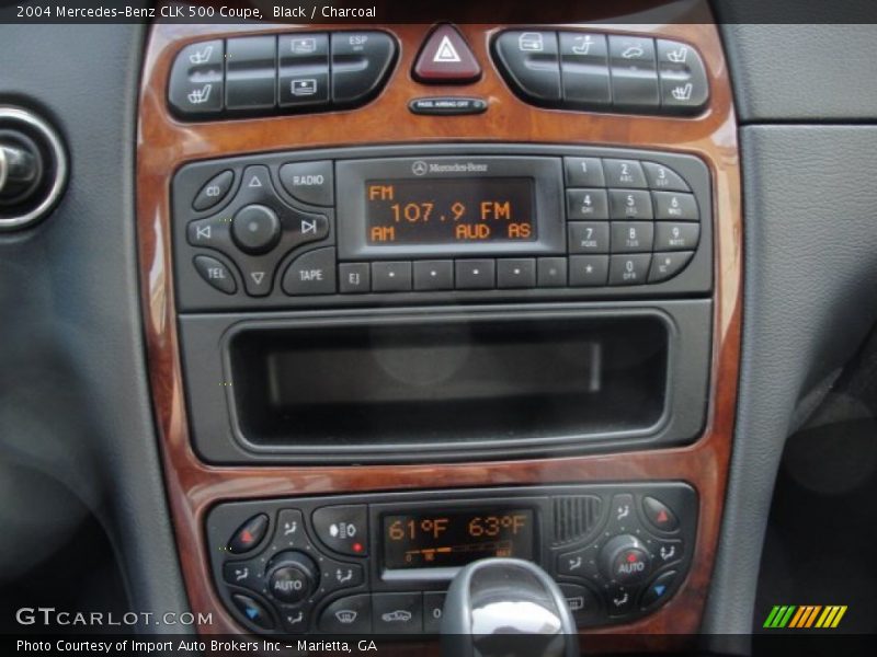 Controls of 2004 CLK 500 Coupe