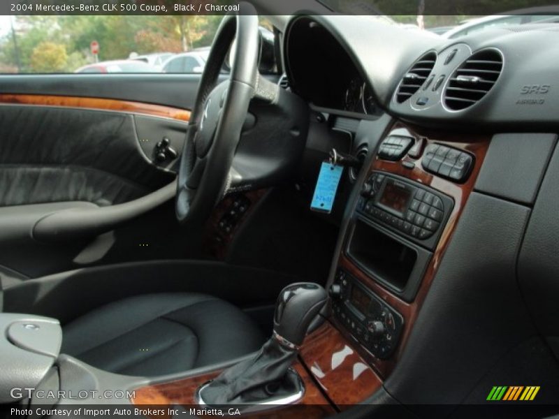 Black / Charcoal 2004 Mercedes-Benz CLK 500 Coupe