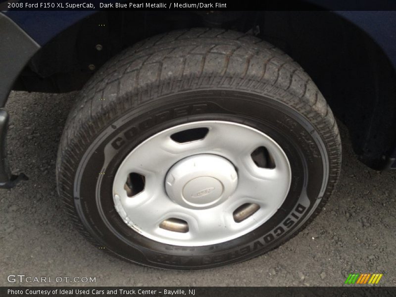 Dark Blue Pearl Metallic / Medium/Dark Flint 2008 Ford F150 XL SuperCab