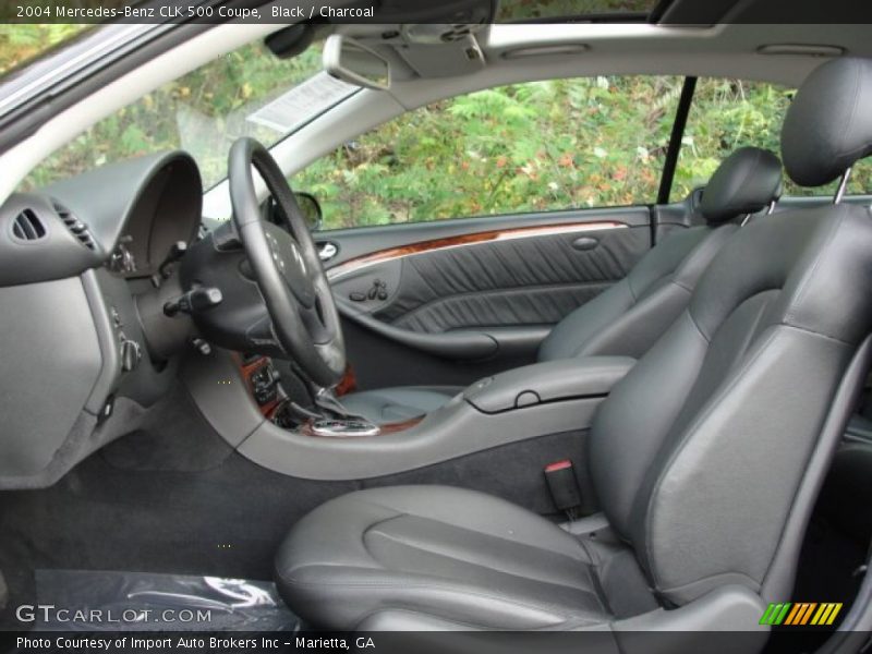  2004 CLK 500 Coupe Charcoal Interior