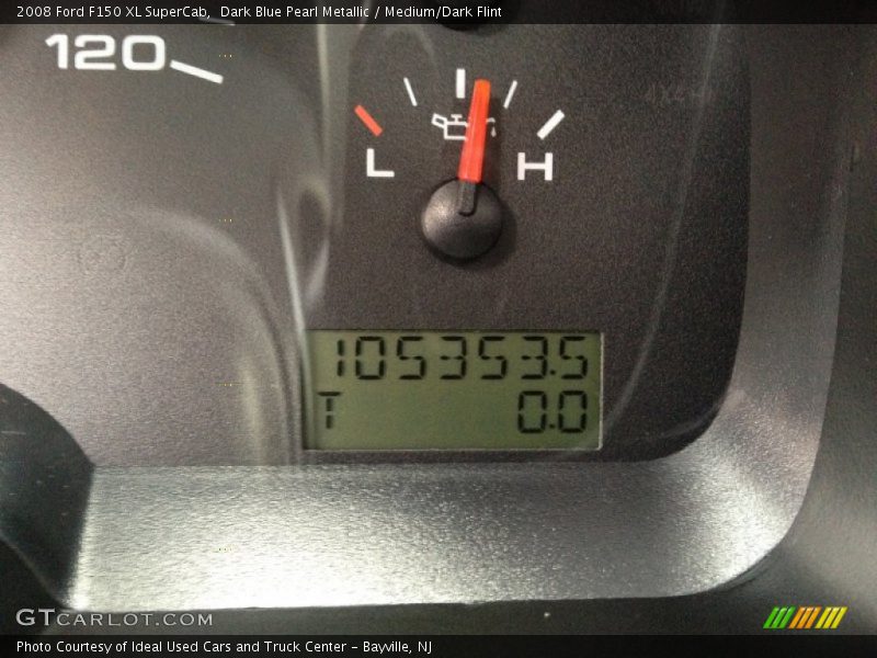 Dark Blue Pearl Metallic / Medium/Dark Flint 2008 Ford F150 XL SuperCab