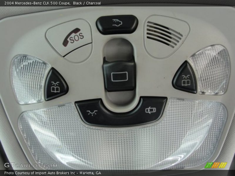 Black / Charcoal 2004 Mercedes-Benz CLK 500 Coupe